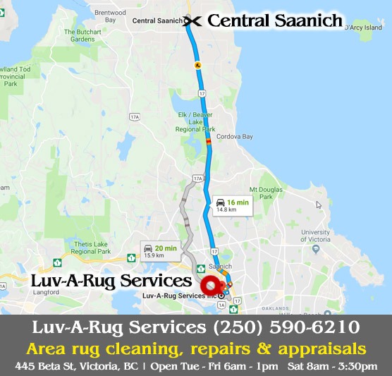 area rug carpet cleaning central saanich BC by luv-a-rug