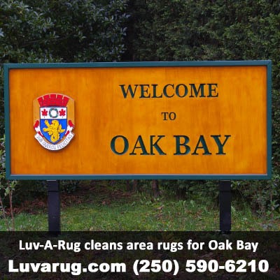 area rug cleaning Oak Bay BC by Luv-A-Rug