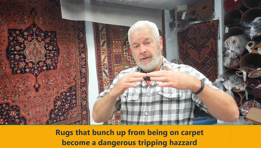Are area rugs ok on carpet