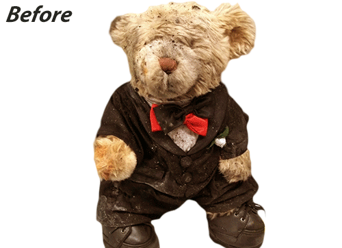 Teddy Bear cleaning service Victoria BC by Luv-A-Rug