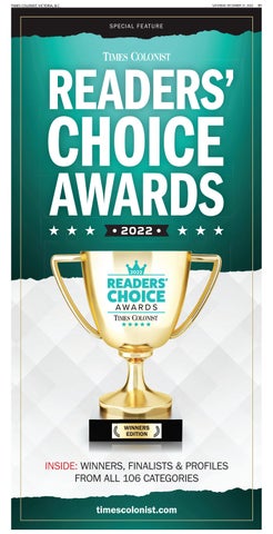 Times Colonist Readers Choice Awards for 2022