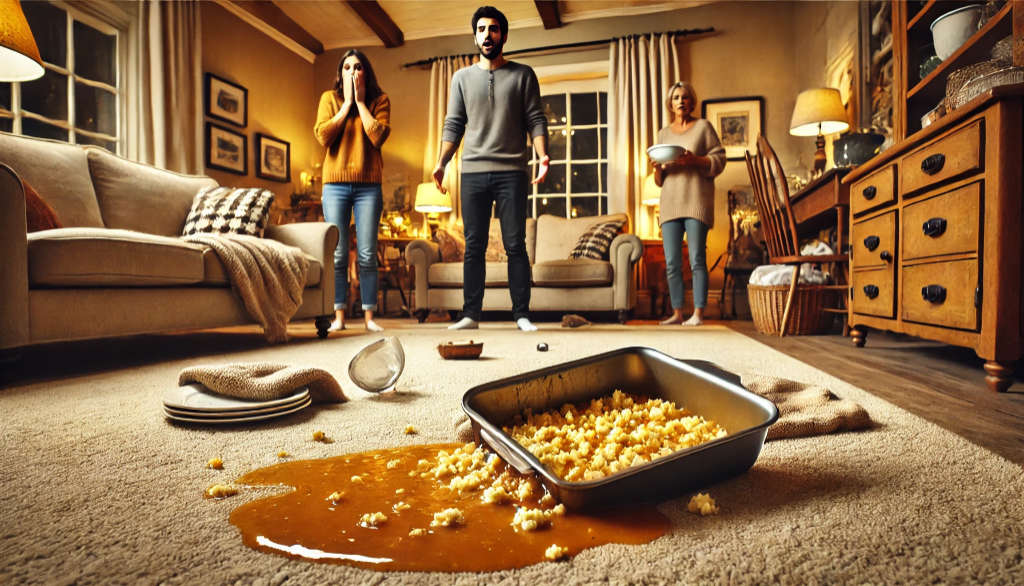 How I Got Food Stains Out of Carpet After a Potluck Disaster